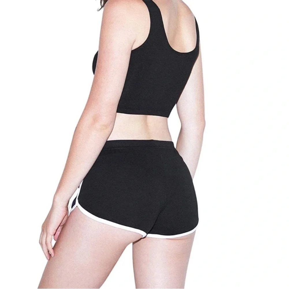 NEW American Apparel Interlock Running Shorts Active Bottom - Picture 4 of 8